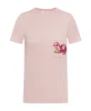 Max Mara Short-sleeved T-shirt In Pink