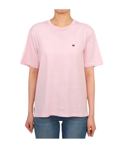 Max Mara Short-sleeved T-shirt In Pink