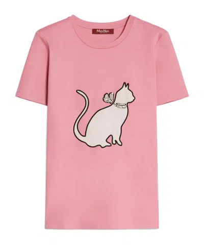 MAX MARA MAX MARA STUDIO EMBELLISHED CREWNECK T-SHIRT