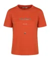 Max Mara Women Logo Embroidery T-shirt In Red