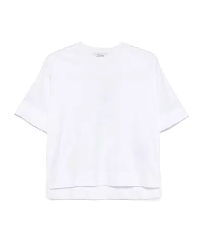 Max Mara Short-sleeved T-shirt In White