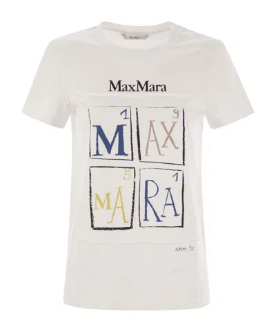 Max Mara Short-sleeved T-shirt In White