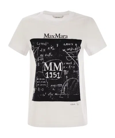 Max Mara Short-sleeved T-shirt In White