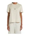 Max Mara Short-sleeved T-shirt In White