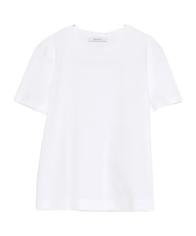 Max Mara Short-sleeved T-shirt In White