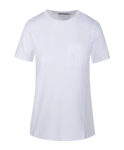 Max Mara Short-sleeved T-shirt In White