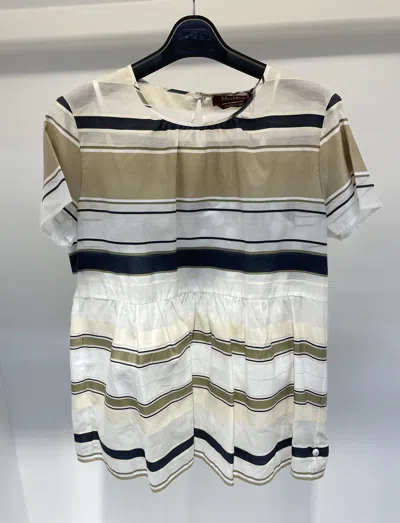 Max Mara Short-sleeved T-shirt In White