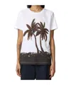 Max Mara Short-sleeved T-shirt In White