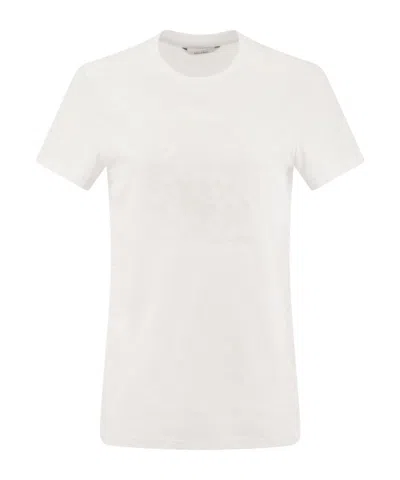 Max Mara Logo T-shirt In White