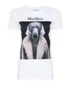 Max Mara Cipria Graphic Print T-shirt In White