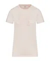 Max Mara Short-sleeved T-shirt With Round Neck In Pink