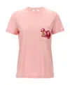 Max Mara Cotton T-shirt In Pink
