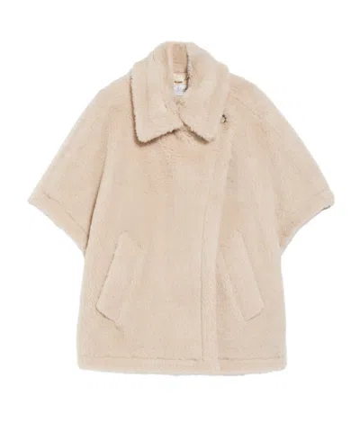 MAX MARA SHORT WOOL CAPE