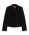 Max Mara Long Sleeve Casual Jacket In Black