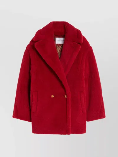 MAX MARA SHORT TEDDY BEAR ICON COAT ALPACA WOOL