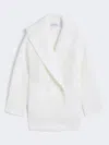 Max Mara Short Teddy Bear Icon Coat In White