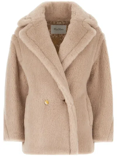 Max Mara Tailored Jacket Double-breasted Front In Neutral