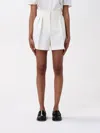 Max Mara Short Woman White 1 In Multicolor
