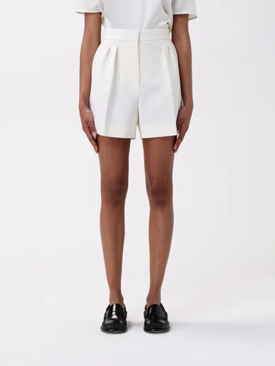 Max Mara Short Woman White 1 In Multicolor