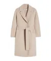 Max Mara Short Wool Coat In Brown