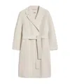 Max Mara Short Wool Coat In Neutral