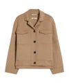 Max Mara Short Wool Coat In Animal Print