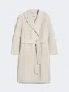 Max Mara Short Wool Coat In Neutral
