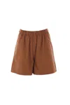 Max Mara Cotton Poplin Shorts