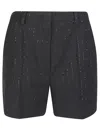 Max Mara Siberia Bermuda And Short Black In Black