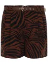 Max Mara Shorts In Brown