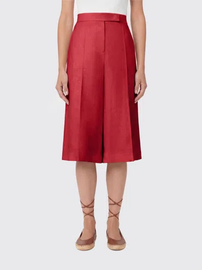 Max Mara Shorts  Woman Color Red