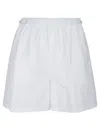 Max Mara Antiope Elasticated Mini Shorts In White