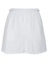 Max Mara Antiope Elasticated Mini Shorts In White