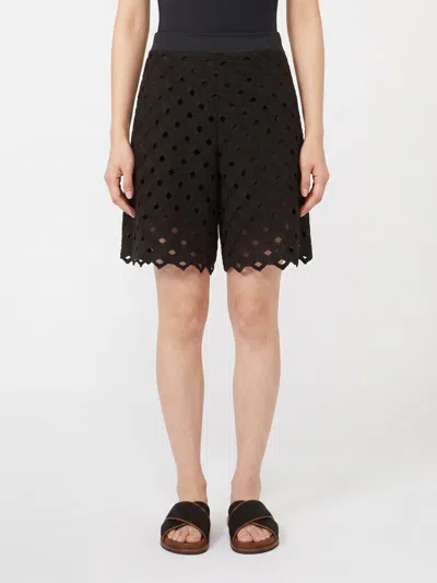Max Mara Shorts Woman Color Black