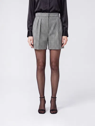 Max Mara Shorts Woman Color Blue In Gray