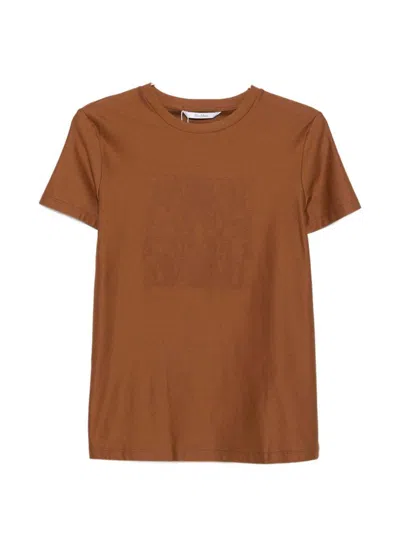 Max Mara Short-sleeve T-shirt In Brown