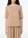 Max Mara Warren Silk And Cashmere Fine Knit Top In Multi