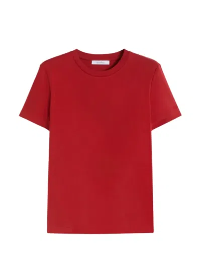 Max Mara Short-sleeve T-shirt In Red