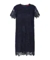 Max Mara Short-sleeved Dress In Blue