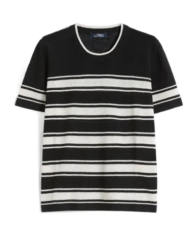 Max Mara Short-sleeved Knitwear In Black