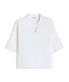 Max Mara Short-sleeved Pullover In White
