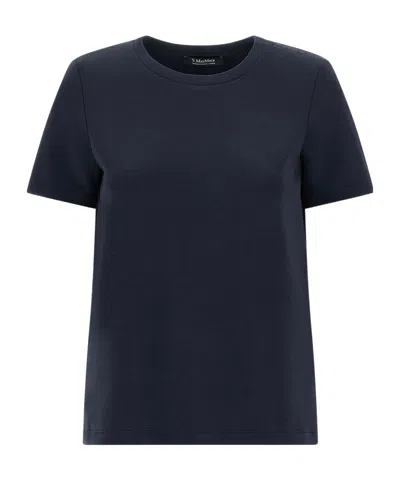 Max Mara Short-sleeved T-shirt In Blue