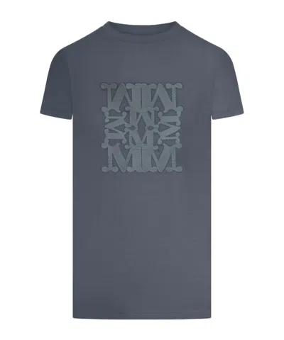 Max Mara Short-sleeved T-shirt In Gray