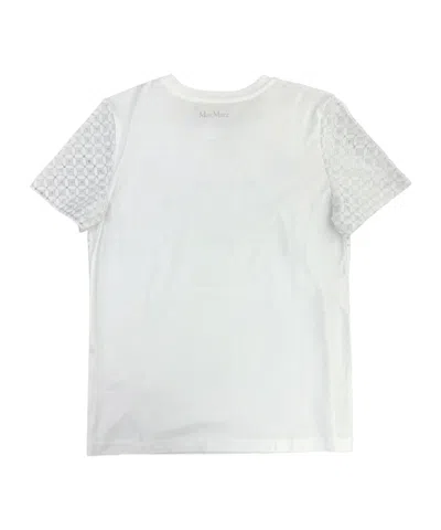 Max Mara Short-sleeved T-shirt In White