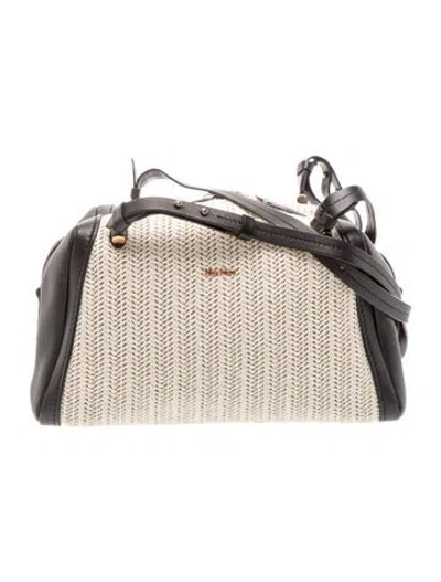 Pre-owned Max Mara Shoulder Bag In Neutrals