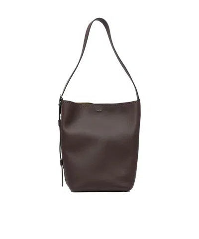 Max Mara Shoulder Bag With Handle In Black