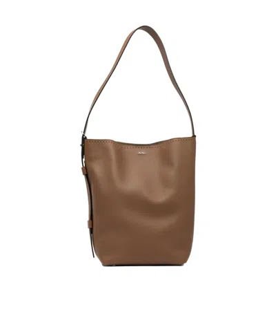 Max Mara Shoulder Bag With Handle In Green