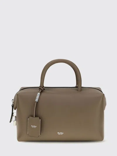 Max Mara Shoulder Bag Woman Color Mud In Brown