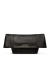 Max Mara Large Clutch In Natural Leather
