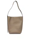 Max Mara Small Archetipo Leather Shoulder Bag In Neutral